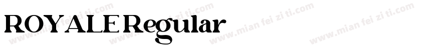 ROYALE Regular字体转换